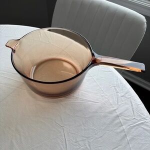 Corningware Brown Glass Saucepan